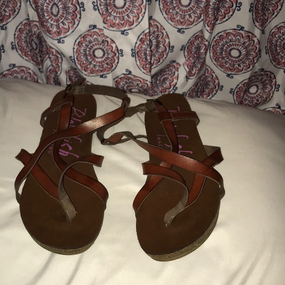 Cute leather sandals